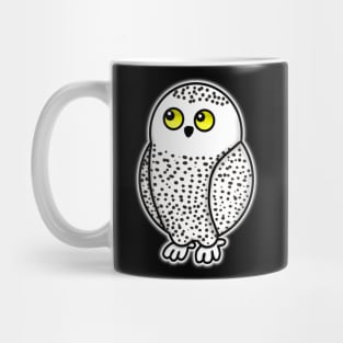 Chibi Snowy Owl Glow Mug